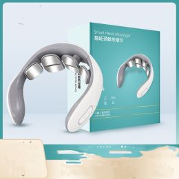 Portable Smart Neck Massager Vibration Hot Compress